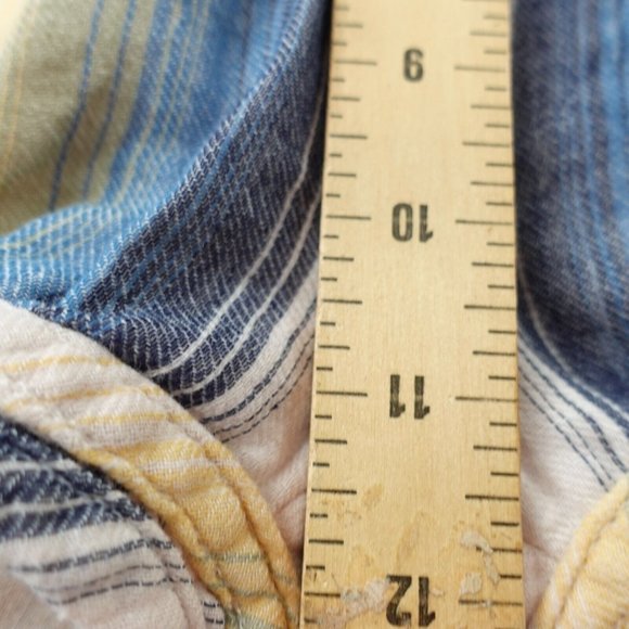 Barneys New York Shorts Size 29 Cotton‎ Hot Pants Striped High Waisted Warm USA - Picture 4 of 10